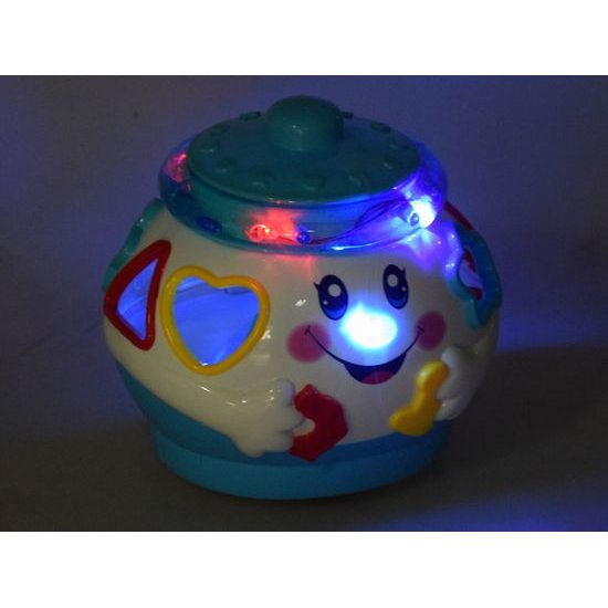 Multifunkční interaktivní kotlík s vkládačkou Funny Pot bílý