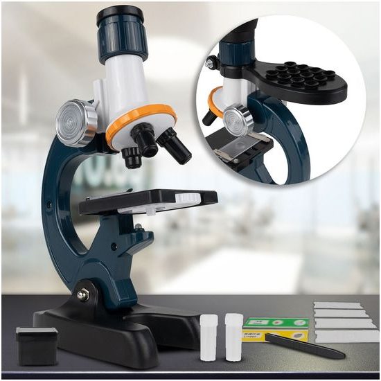 Dětský mikroskop na baterie s propojením na telefon Optic Microscope