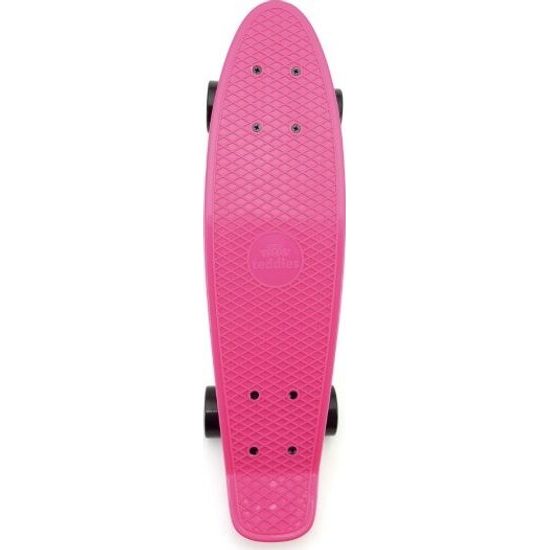Skateboard - pennyboard - růžová barva, černá kola