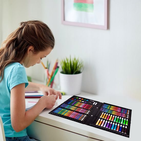 Velká sada na kreslení a malování Mega Art Set 168 součástí