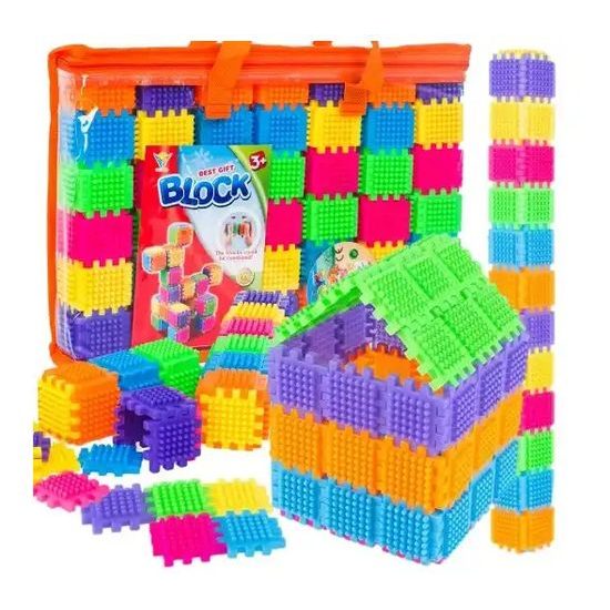 Doris barevné konstrukční kostky Color Blocks 182 ks