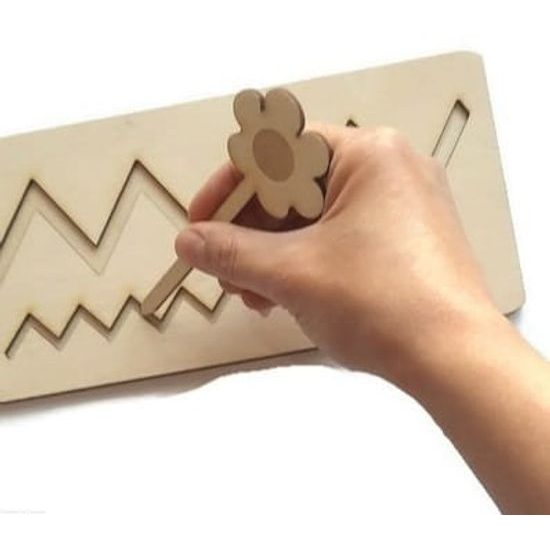 Grafomotorické dřevěné desky 5ks