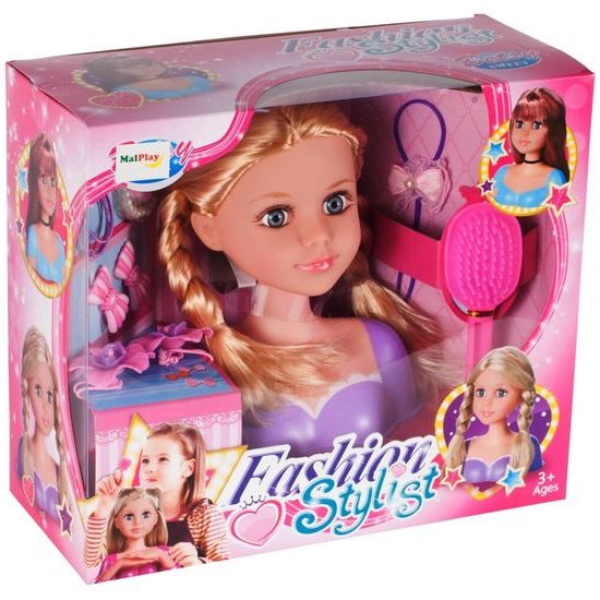 Česací hlava pro holčičky Fashion Stylist