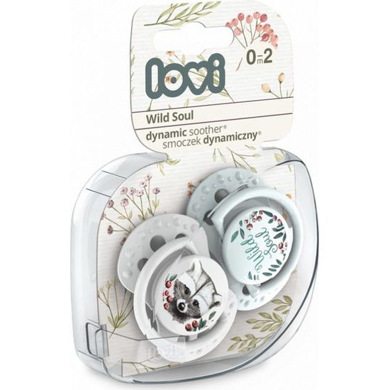 Lovi Dudlíky Lovi 0-2m, Wild soul - mátová, šedá