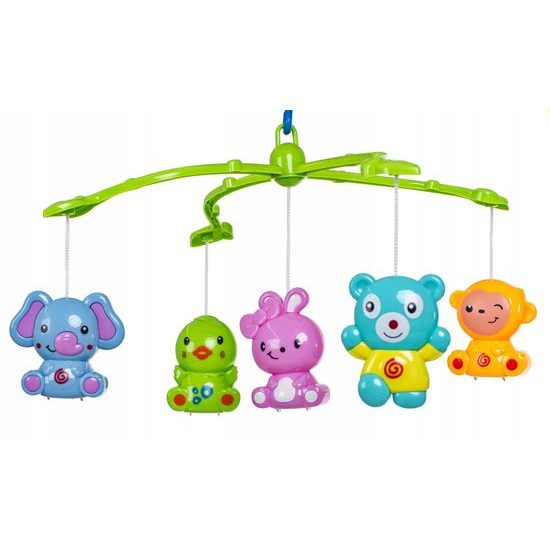 Doris kolotoč nad postýlku s projektorem Crib Bell