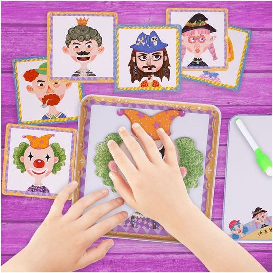 Magnetická ukládačka měnící se tváře Make Faces