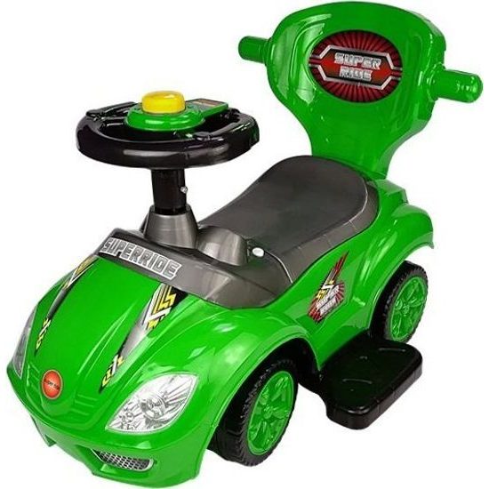 Odrážedlo s posunovačem 3V1 zelené