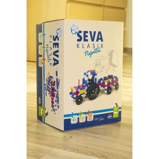 Největší Stavebnice SEVA KLASIK - 1162ks