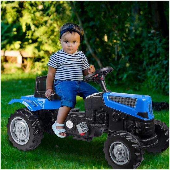 Dětský šlapací traktor Active Pedal modrý