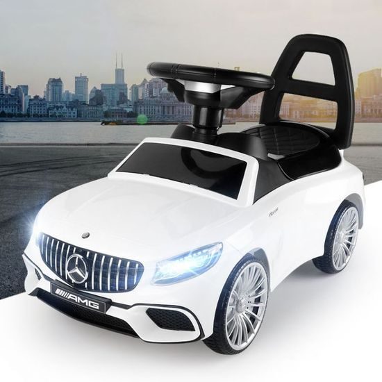 Odrážedlo Mercedes AMG S 65 s LED světly bílé