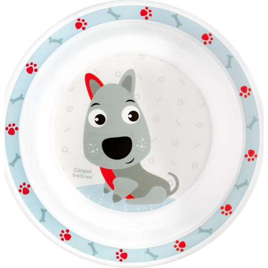 CANPOL babies Plastový talíř CUTE ANIMALS pejsek