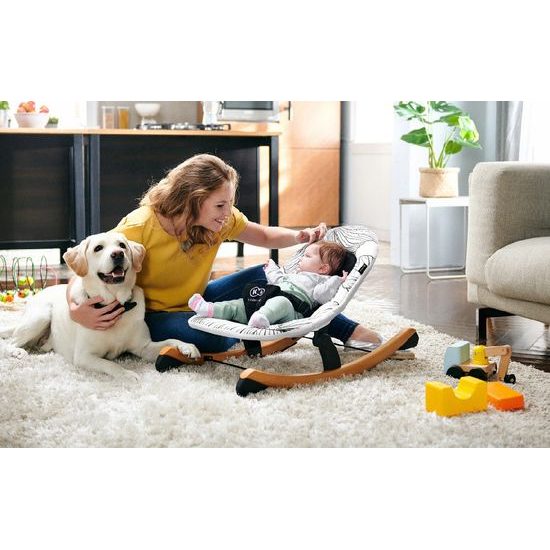 Kolébka Kinderkraft Finio dřevěná černá