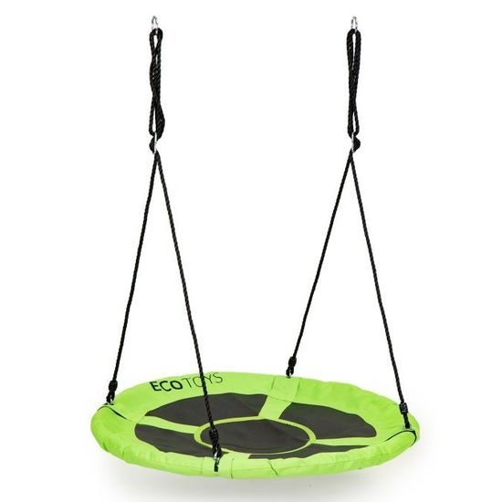 Ecotoys dětská houpačka Čapí hnízdo zelená