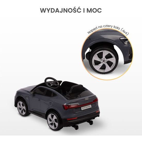 Elektrické auto Toyz - Audi Etron Sportback černá