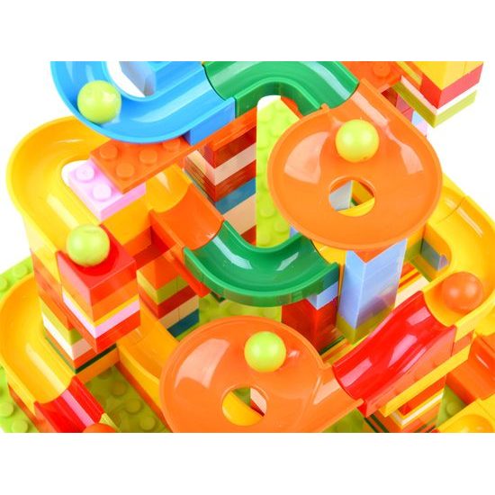 Majlo Toys dětská kuličková dráha 220 dílků Slide Ball