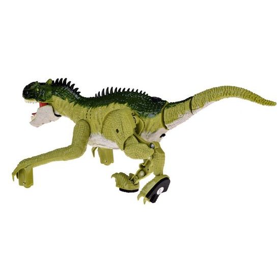Interaktivní chodící Dinosaurus na dálkové ovládání - zelený