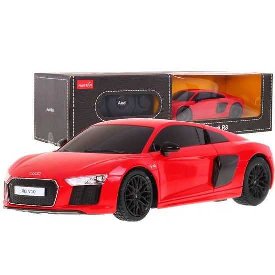 Rastar autíčko na dálkové ovládání Audi R8 1:24 červené