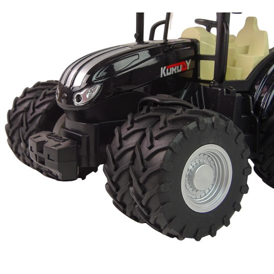 Traktor na dálkové ovládání s kovovou karosérií Farm Machine