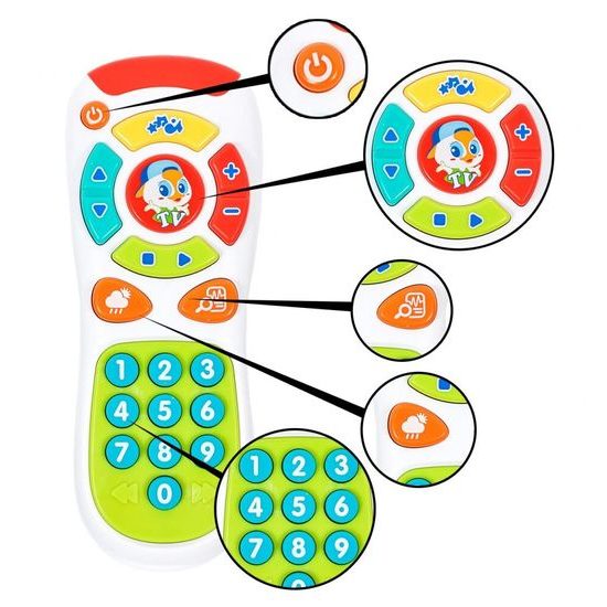 Huile Toys dětský televizní ovladač Kids Remote se zvuky