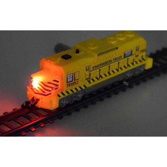 Dětská vláčkodráha na baterie s kamenolomem Construction Train 320 cm