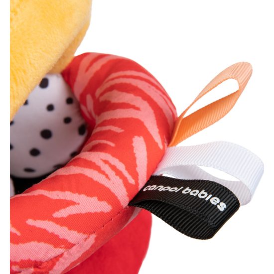 CANPOL babies Senzorický míček LENOCHOD s chrastítkem a pískátkem BabiesBoo