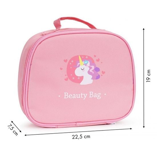 Ecotoys dřevěná kosmetická souprava Beauty Bag 7 součástí