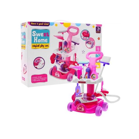 Dětský úklidový vozík s vysavačem Sweet Home