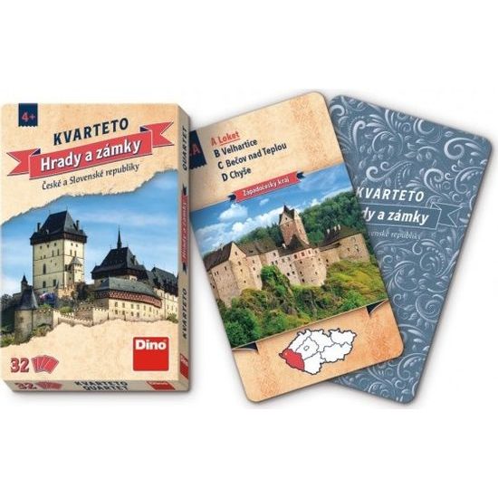 Kvarteto Hrady a zámky - společenská hra
