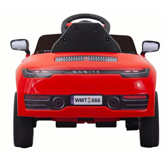 Dětské elektrické autíčko Cabrio - červené
