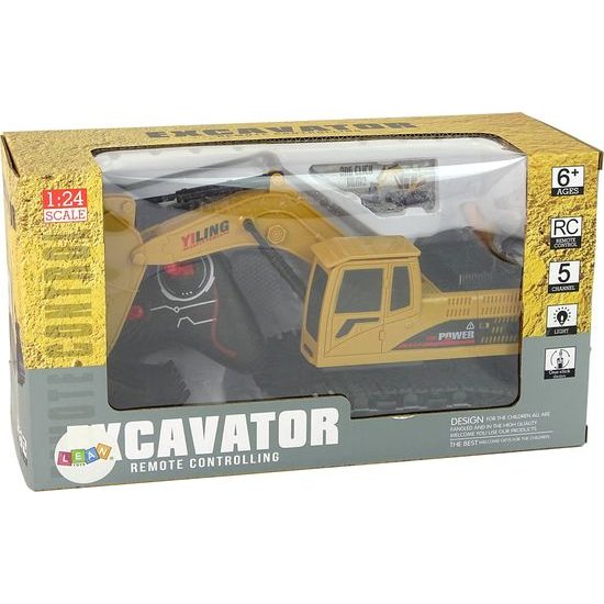 Bagr na dálkové ovládání City Power s pohyblivou lžící 1:24