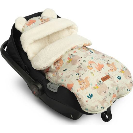 Zimní fusak do kočárku/ do autosedačky - piknik