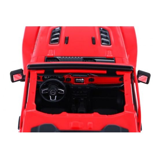 Rastar auto na dálkové ovládání Jeep Wrangler JL 1:14 červené