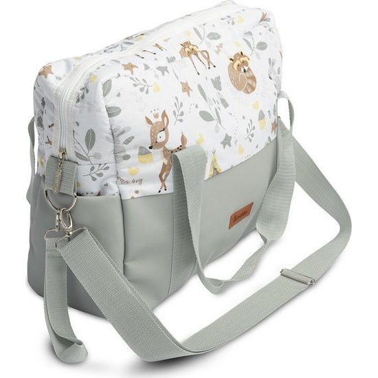 Sensillo Taška na kočárek Zvířátka šedá
