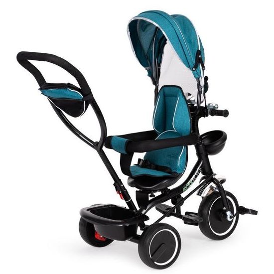 Ecotoys dětská tříkolka s otočným sedadlem Trike 2v1 zelená