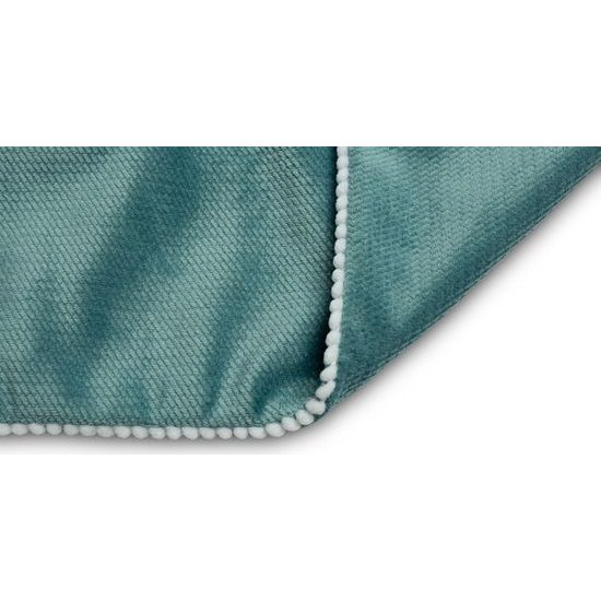 Dětská dečka velvet smaragdová 75x100 cm