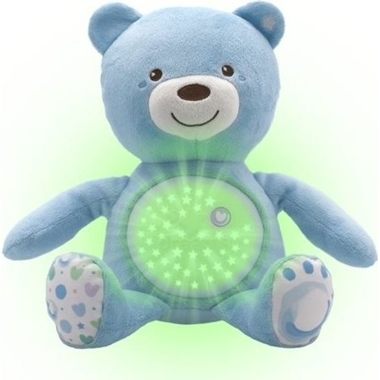 Chicco medvídek s projektorem modrá