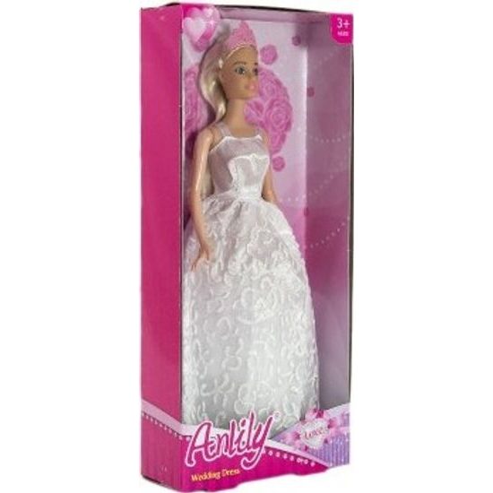 Panenka nevěsta Anlily v šatech - mix 3 barvy