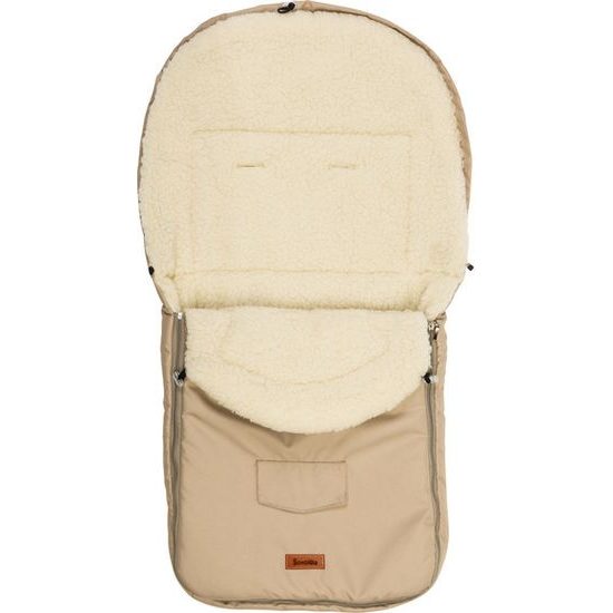 Vlněný zimní fusak - Cappuccino