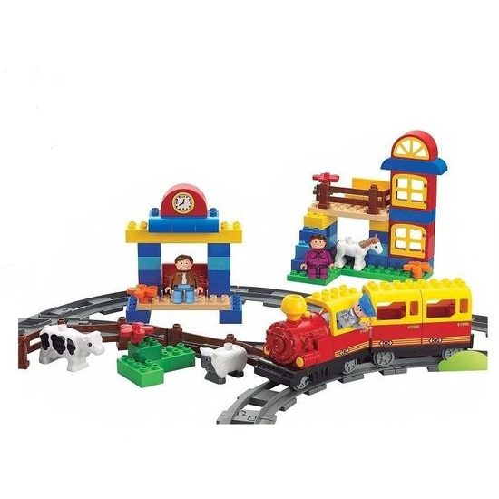 Blocki Mubi stavebnice Veselá farma se světlem a zvukem 95 dílů