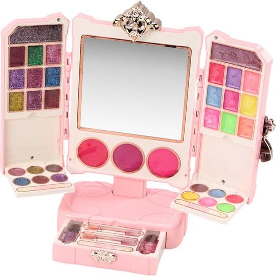 Dětská kosmetická sada se zrcadlem