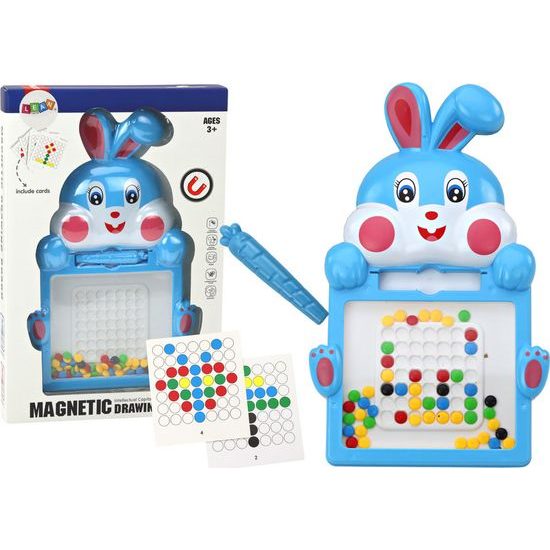 Magnetická tabule ve tvaru modrého zajíce