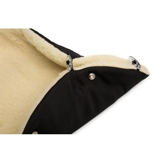 Zimní fusak do kočárku Eskimo černá/vlna