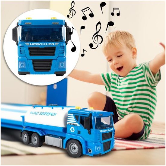 Šroubovací cisterna v kufříku se světly a zvuky Tank Truck