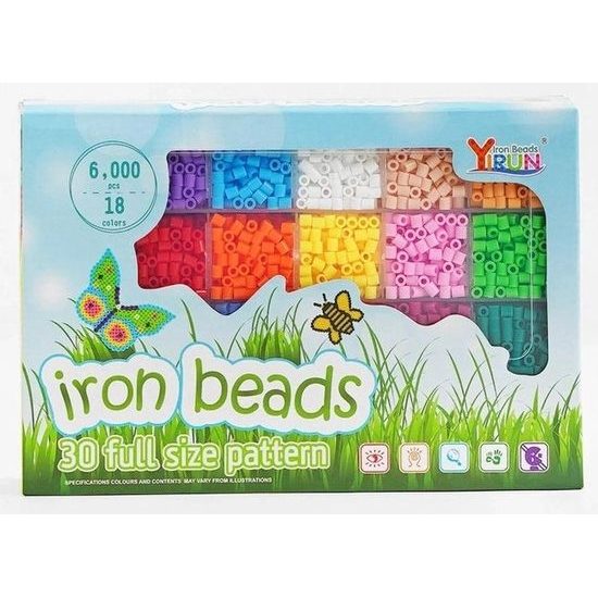 Zažehľovacie korálky Color Iron Beads 6000 kusov