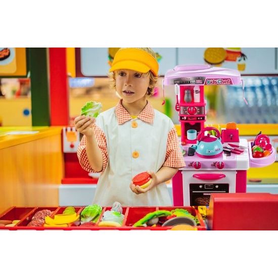 Dětská kuchyňka se světlem a zvuky Little Kids Chef
