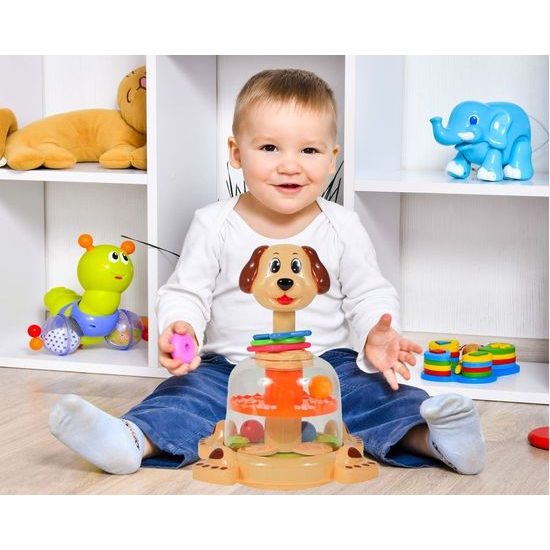 Rotujúca hračka pre najmenších Psík