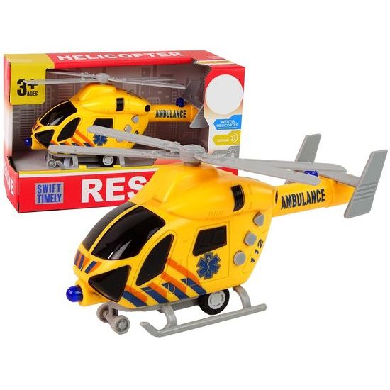 Dětská helikoptéra se světly a zvuky City Ambulance