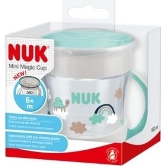Nuk Hrneček Mini Magic Cup 360 s úchyty, 6m+