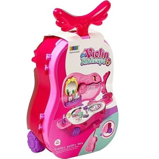 Dětská sada krásy v kufru ve tvaru houslí