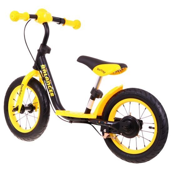 Dětské odrážedlo s nafukovacími koly 12" Balancer žluté